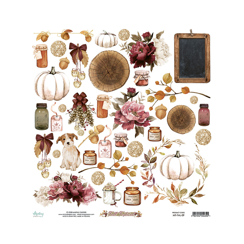 Elementy do wycinania Mintay Papers - FALL FESTIVAL 30x30 - Mintay Papers - 3