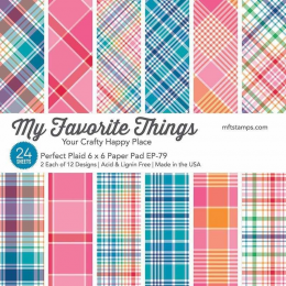 My Favorite Things Perfect Plaid 6x6 Inch Paper Pa - My Favorite Things - 2