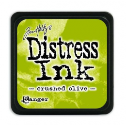Distress Mini Ink Pad - Poduszka z Tuszem - Crushed Olive - Ranger - 1