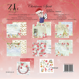 Blok papierów ZoJu Design - CHRISTMAS SPIRIT 15x15 - ZoJu Design - 1