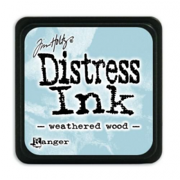 Distress Mini Ink Pad - Poduszka z Tuszem - Weathered Wood - Ranger - 1