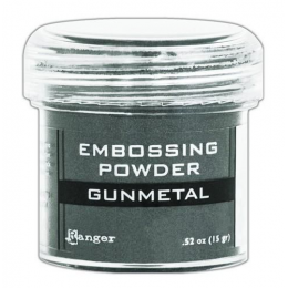 Metaliczny puder do embossingu - Gunmetal - Ranger - 1