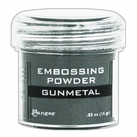 Metaliczny puder do embossingu - Gunmetal - Ranger - 1