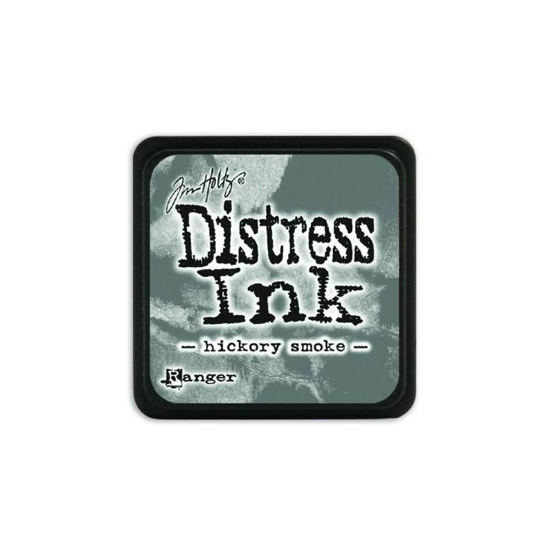 Distress Mini Ink Pad - Poduszka z Tuszem - Hickory Smoke - Ranger - 1