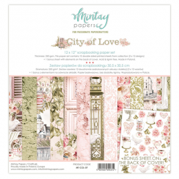 Blok papierÃ³w Mintay Papers - CITY OF LOVE 30x30 - Mintay Papers - 1