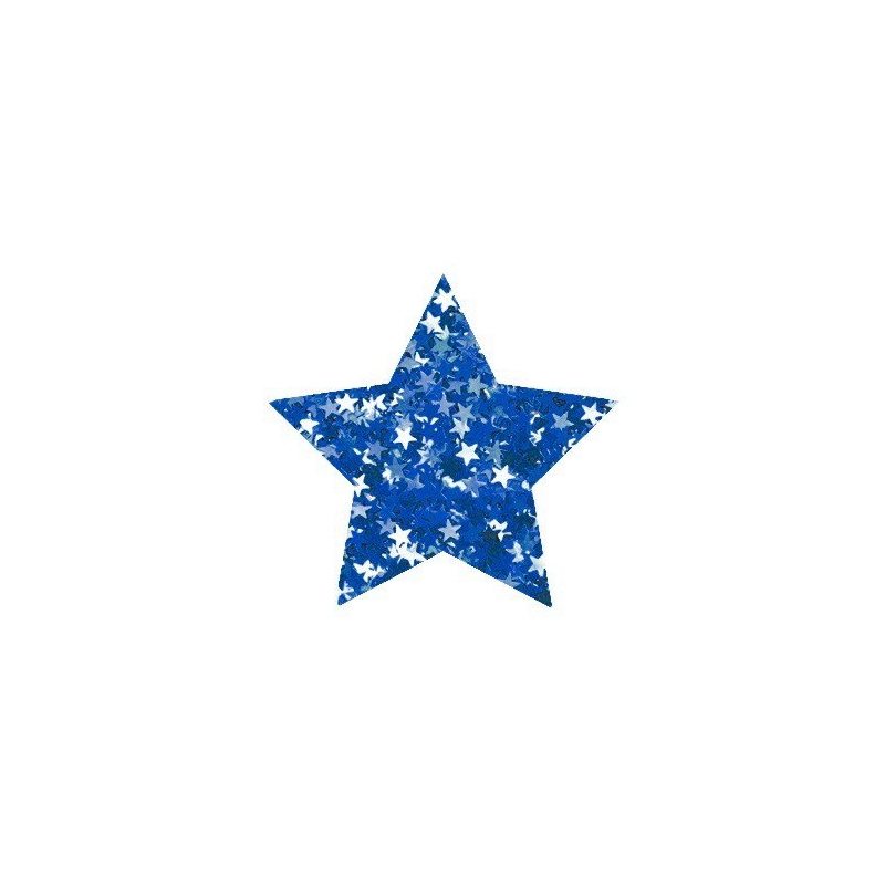 Brokat Gwiazdki Niebieskie - Aladine - 2