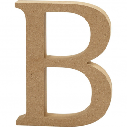 Litera B z MDF - 8 cm - Creativ Company - 1