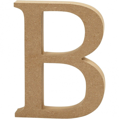 Litera B z MDF - 13 cm - Creativ Company - 1