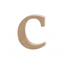 Litera c z MDF - 8,4 cm - Creativ Company - 1