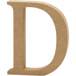 Litera D z MDF - 8 cm - Creativ Company - 1