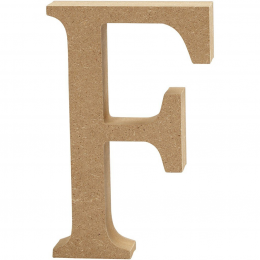 Litera F z MDF - 8 cm - Creativ Company - 1