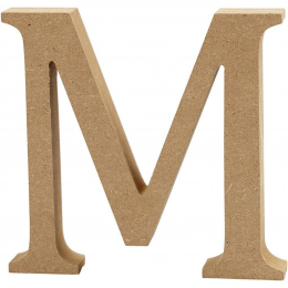 Litera M z MDF - 13 cm