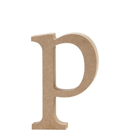Litera p z MDF - 12,8 cm - Creativ Company - 1