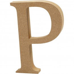 Litera P z MDF - 13 cm