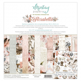 Zestaw papierów 12x12 - Florabella - Mintay by Karola - Mintay Papers - 1