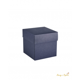 Pudełko exploding box - GRANATOWE - 10x10x10 - Rzeczy z Papieru - 1