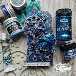 Farba akrylowa Finnabair Art Alchemy - Opal Magic - BLUE-VIOLET 50ml - Finnabair - 2