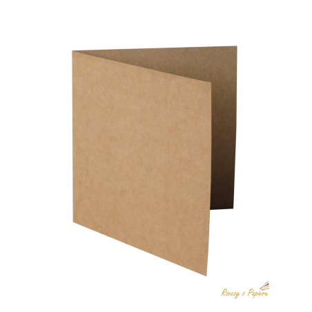 Baza do kartki Rzeczy z Papieru - KRAFT 14x14 - Rzeczy z Papieru - 1