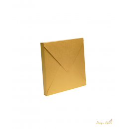 Koperta 3D kwadratowa Rzeczy z Papieru - KRAFT 15x15x1,5 - Rzeczy z Papieru - 1