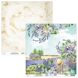 Papier Mintay Papers - LAVENDER FARM 01 30x30 - Mintay Papers - 1