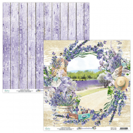 Papier Mintay Papers - LAVENDER FARM 02 30x30 - Mintay Papers - 1