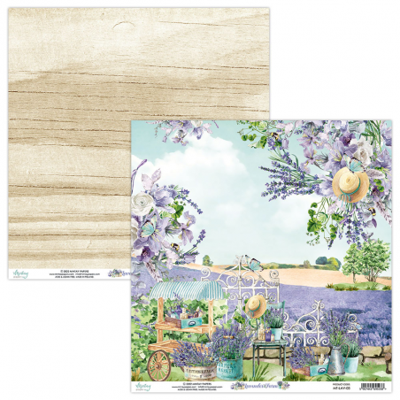 Papier Mintay Papers - LAVENDER FARM 03 30x30 - Mintay Papers - 1