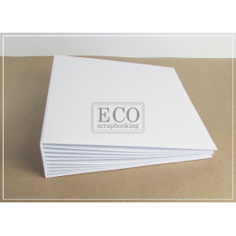 Album płócienny Eco-Scrapbooking - BAZYL - BIAŁY 25x25 - 8 kart - Eco-scrapbooking - 2