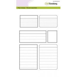 CraftEmotions - Stemple akrylowe - Planner essentials - Ramki - Craftemotions - 1