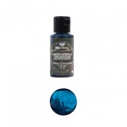 Farba akrylowa Finnabair Art Alchemy - Liquid Acrylic - DEEP TURQUOISE 30ml - Finnabair - 1