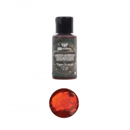 Farba akrylowa Finnabair Art Alchemy - Liquid Acrylic - TIGER ORANGE 30ml - Prima Marketing - 1