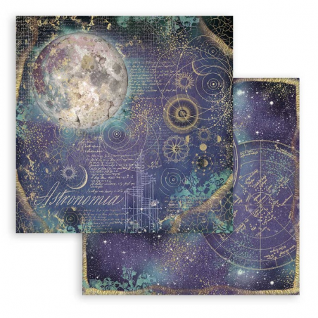 Papier Stamperia Cosmos Infinity - ASTRONOMIA - 30x30 - Stamperia - 1