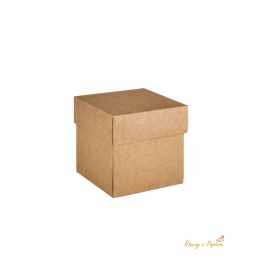 Pudełko exploding box - KRAFT - 10x10x10 - Rzeczy z Papieru - 1