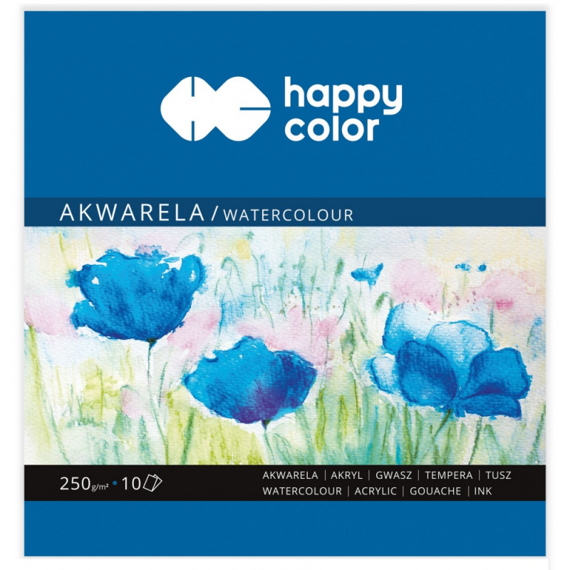 Blok akwarelowy Happy Color 15x15 - 10 ark. - Happy Color - 1