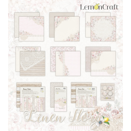 Blok papierów Lemoncraft - LINEN STORY - 30x30 - LemonCraft - 3