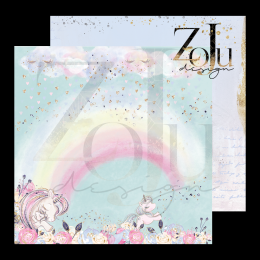 Papier ZoJu Design - UNICORN FAIRY TALES 03 30x30 - ZoJu Design - 1
