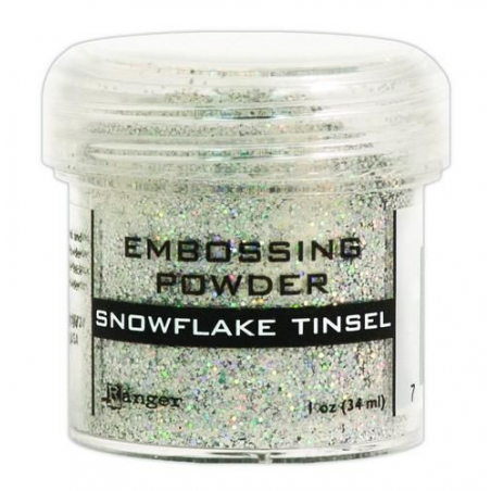 Brokatowy puder do embossingu - Snowflake Tinsel - Inna Marka - 1