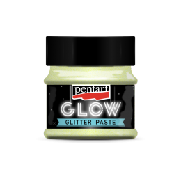 Pasta brokatowa Pentart Glow - TĘCZOWA ŚWIECĄCA W CIEMNOŚCI 50ml - Pentart - 1