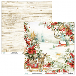 Papier Mintay Papers - WHITE CHRISTMAS 01 30x30 - Mintay Papers - 1