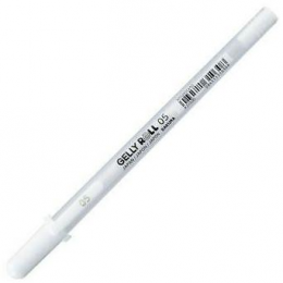 Długopis żelowy Sakura Gelly Roll 05 Fine - BIAŁY 0,3 mm - Sakura - 3