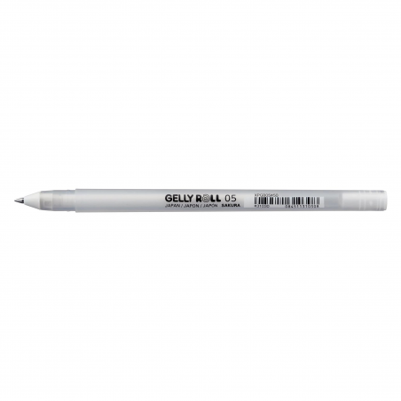 Długopis żelowy Sakura Gelly Roll 05 Fine - BIAŁY 0,3 mm - Sakura - 1