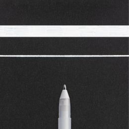 Długopis żelowy Sakura Gelly Roll 10 Bold - BIAŁY 0,5 mm - Sakura - 2
