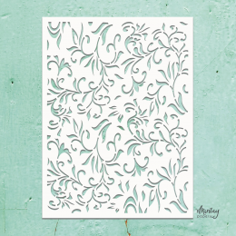 Szablon Mintay Papers - Mintay Kreativa - FLORAL SWIRLS - Mintay Papers - 1