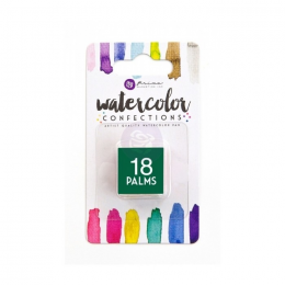 Watercolor Confections Singles - 18 Palms - Prima Marketing - 1