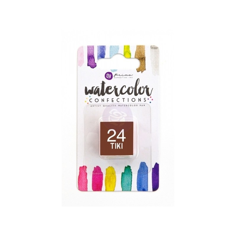 Watercolor Confections Singles - 24 Tiki - Prima Marketing - 1