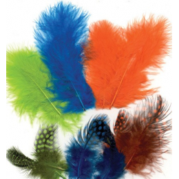 Feathers Marabou&Guinea mix...
