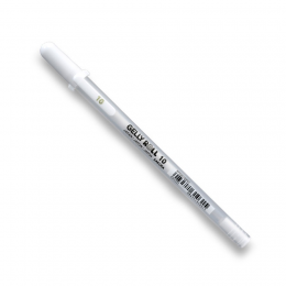 Długopis żelowy Sakura Gelly Roll 10 Bold - BIAŁY 0,5 mm - Sakura - 1