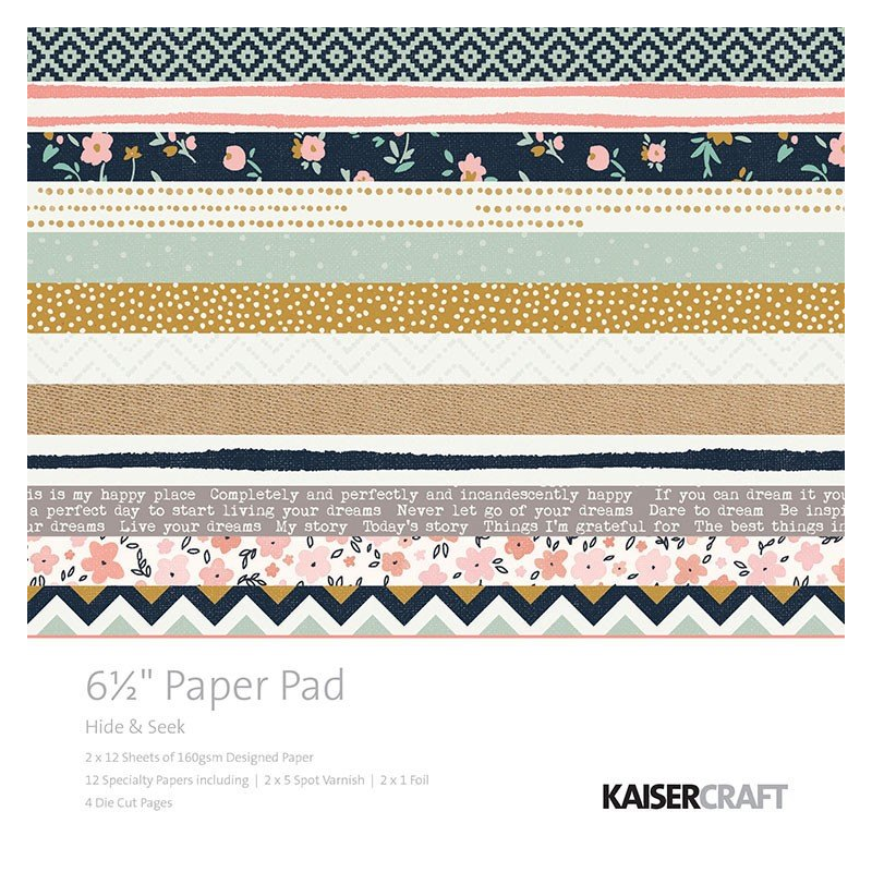 Hide  &  Seek  6.5  Paper  Pad - Kaisercraft - 1