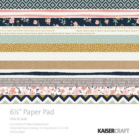 Hide  &  Seek  6.5  Paper  Pad - Kaisercraft - 1