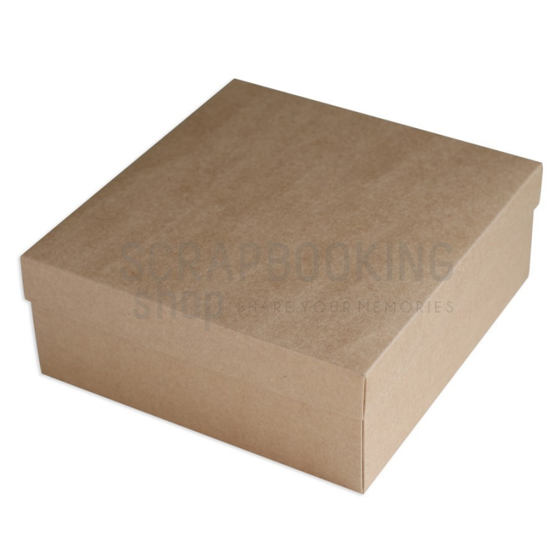 Pudełko 18x17x8 cm - kraft - Eco-scrapbooking - 1