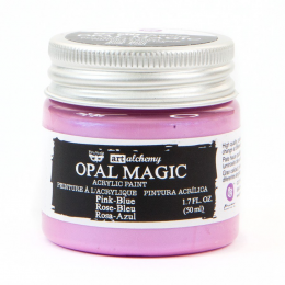 Art Alchemy-Opal Magic Acrylic Paint Pink - Blue - Finnabair - 1